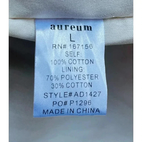 Aureum Talia Muted floral print Collared amino Dress size L - Picture 6 of 9